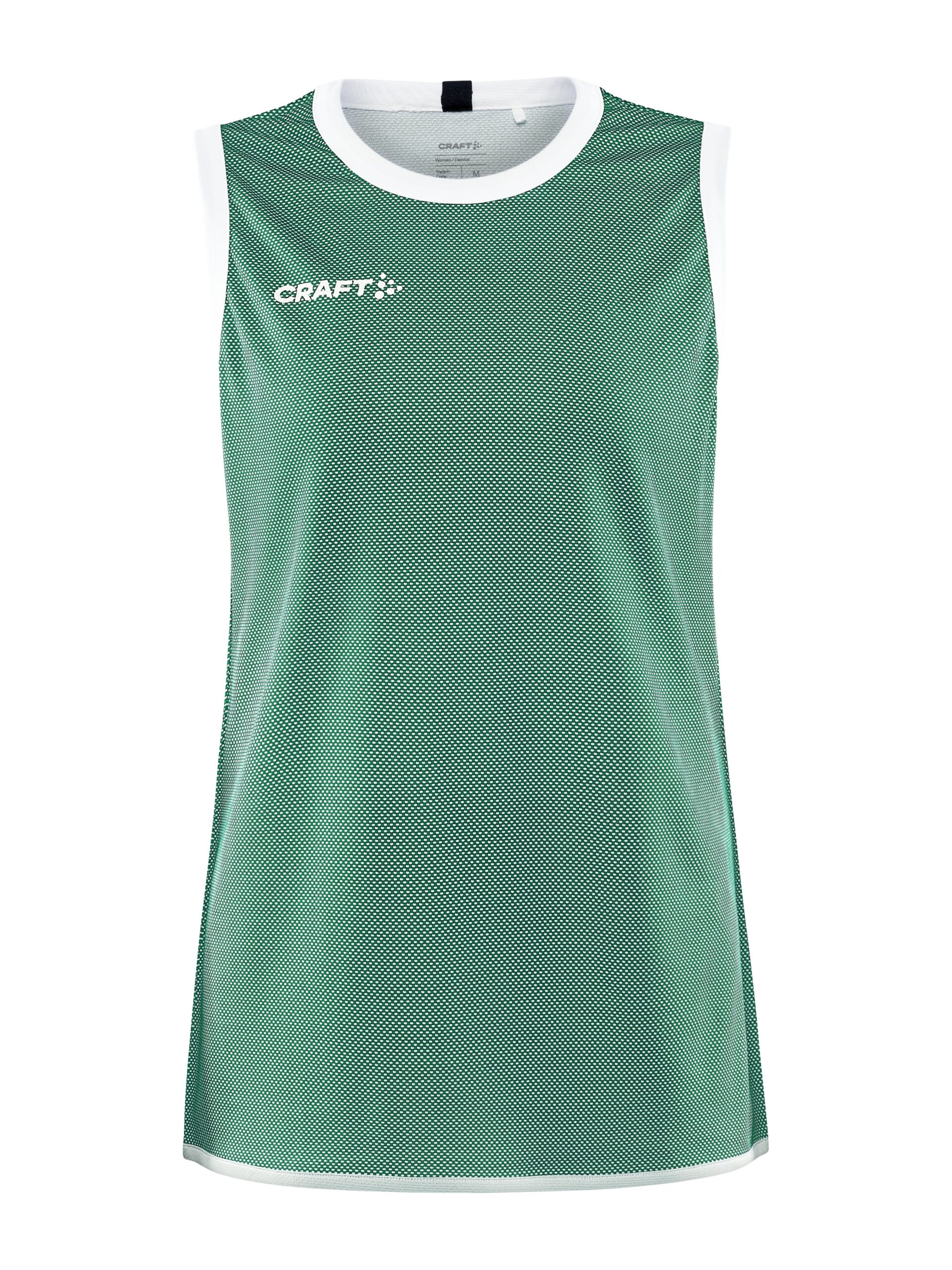 Craft Progress Reversible Basket Singlet Kvinder Team Green White