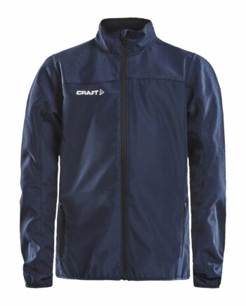Craft Rush Wind Jkt Jr Navy 158 164