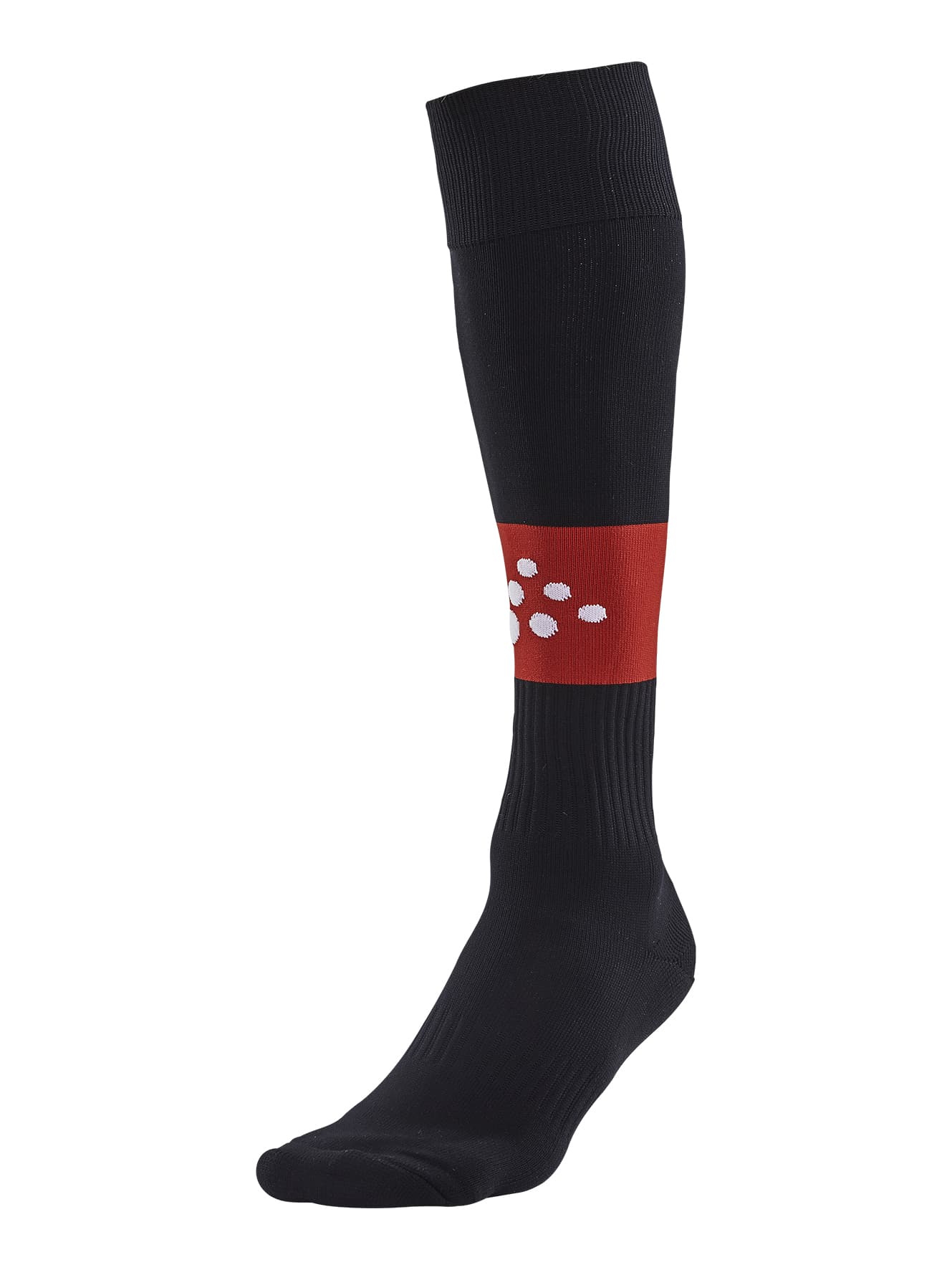 Craft Squad Sock Contrast Black Bright Red 28 30