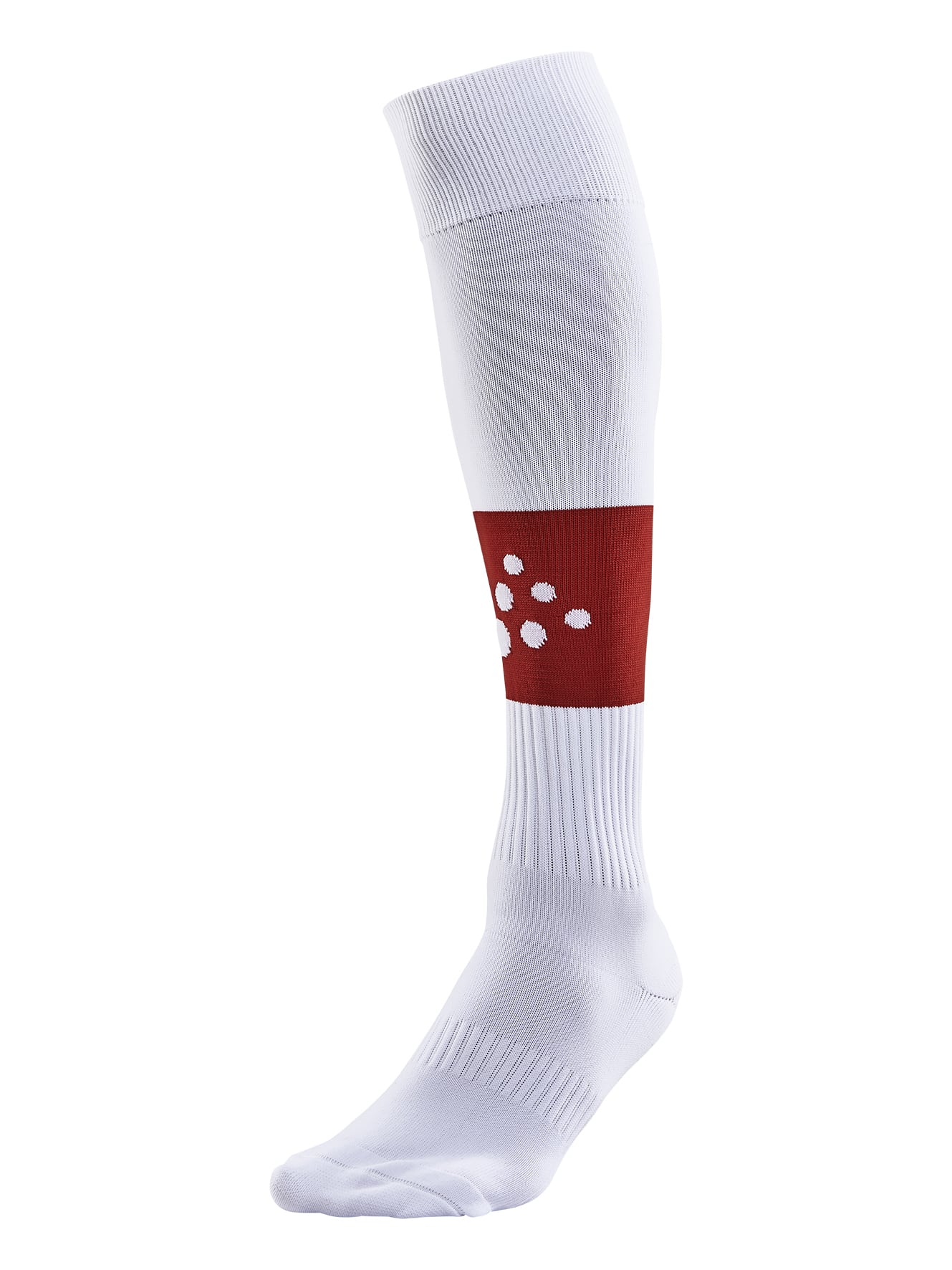 Craft Squad Sock Contrast White Bright Red 46 48