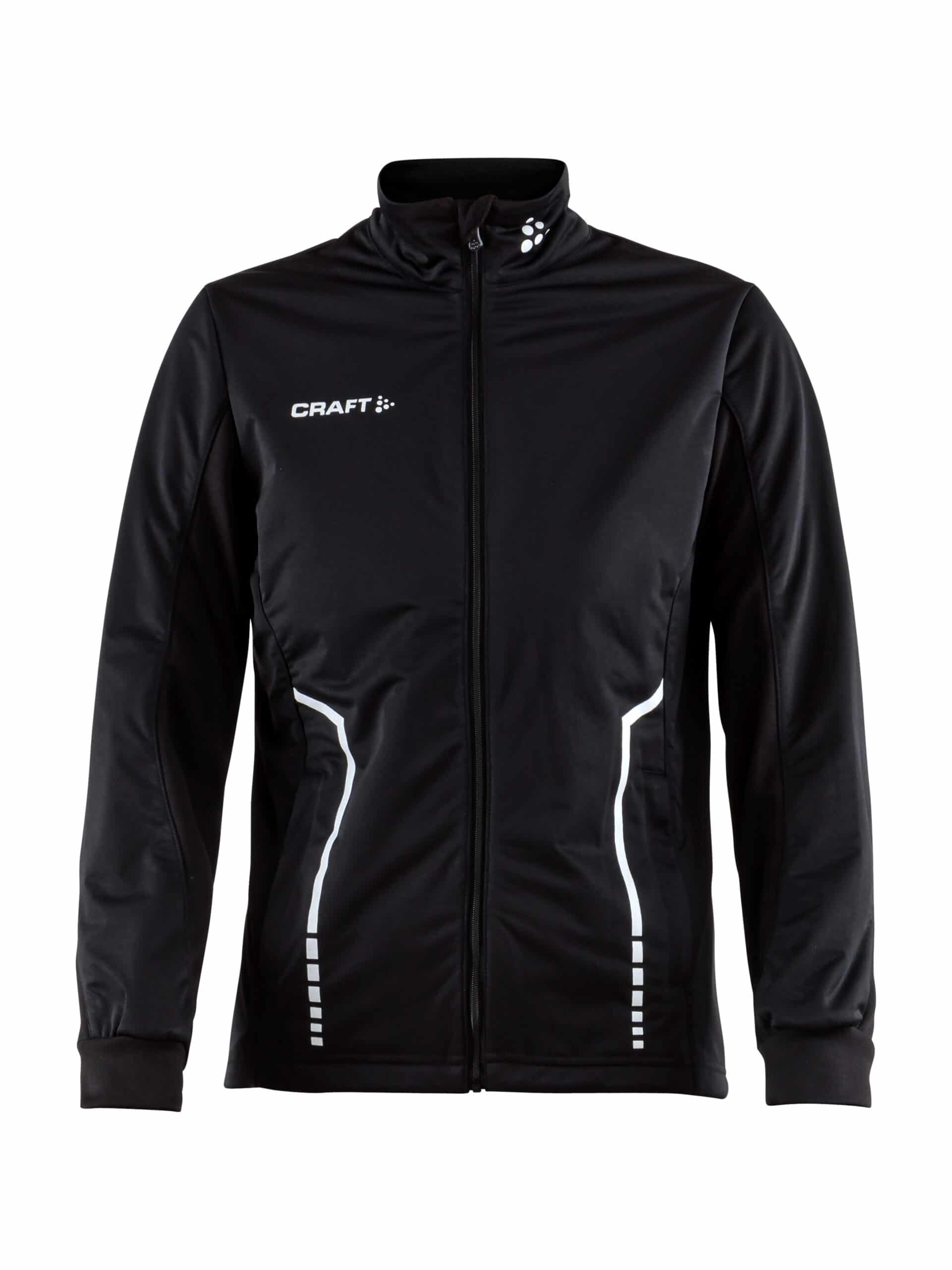 Craft Warm Club Jacket Jr Black 158 164