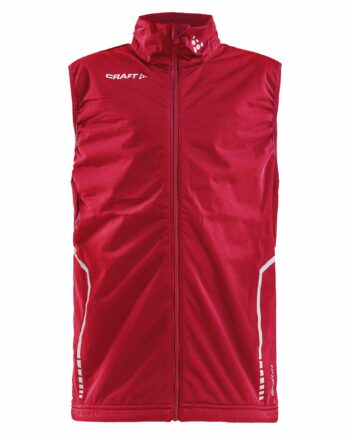 Craft Warm Club Vest Jr Bright Red 110 116