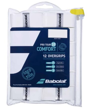 Babolat Pro Tour 12-pak Overgrip Hvid