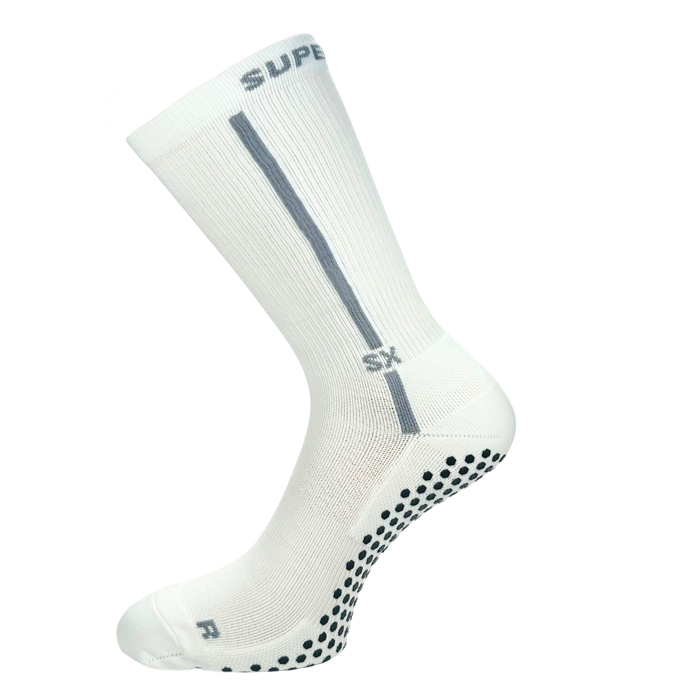 Grip Socks Pro Fit Hvid Kompression Str 32-35