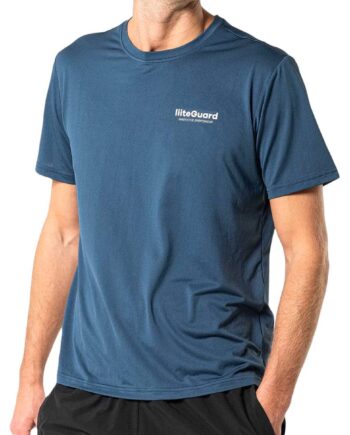 Liiteguard Ground Tech  -shirt Men Navy Blue