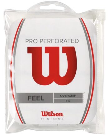 Wilson Pro Overgrip Perforated 12 Pack White