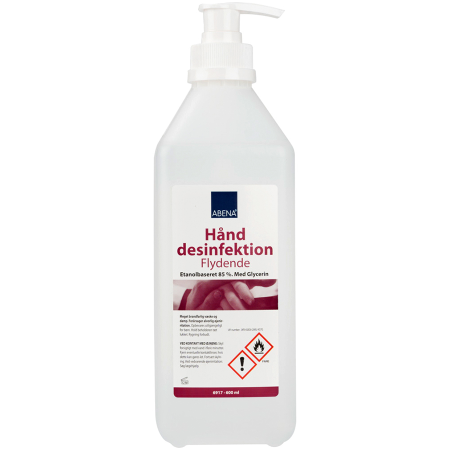 Abena Håndsprit 85 Ethanol 600 Ml