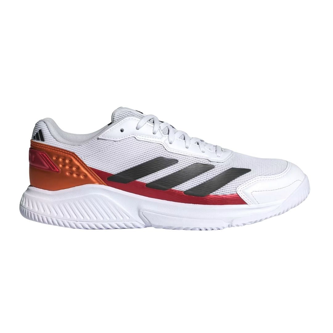 Adidas Courtquick Men Padelsko Cloud White Core Black Lucid Orange 40