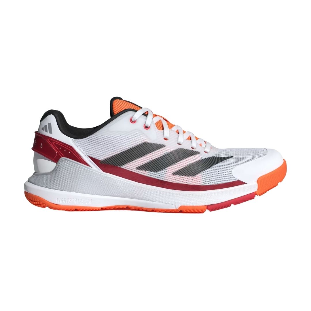 Adidas Crazyquick Ls Men Padelsko Cloud White Core Black Lucid Orange 40