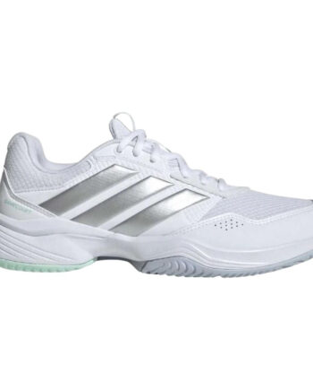 Adidas Gamecourt   Women  Cloud White Silver Metallic Ice Blue  36