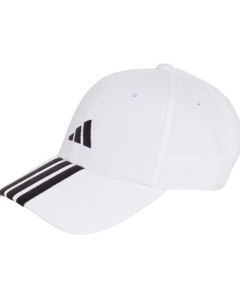 Adidas  -stripes Baseball Cap  White