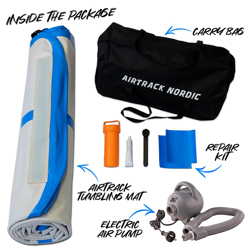Airtrack Nordic Standard Inkl Elektrisk Pumpe  5m Mint