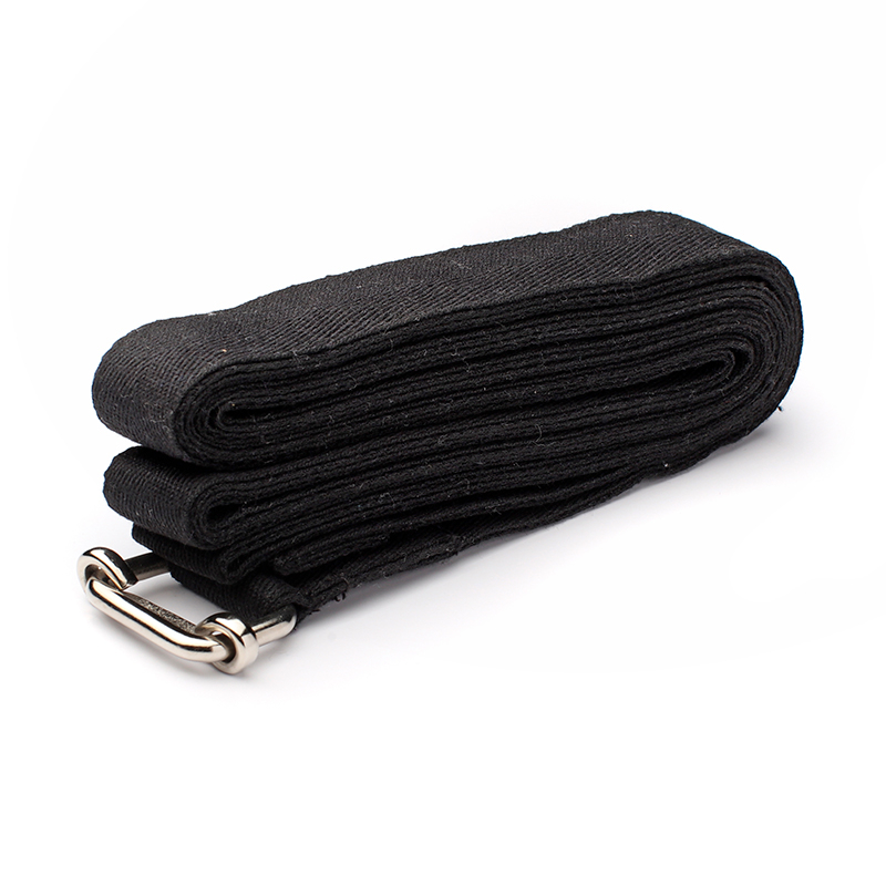 Asana økologisk Pune Yogabælte  Sort 250x2   Cm