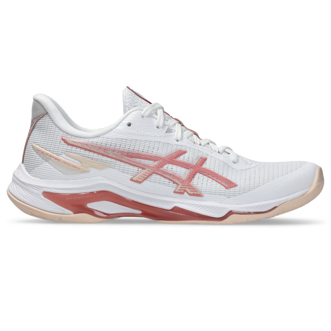 Asics Netburner Ballistic Ff Women White Rose Rouge