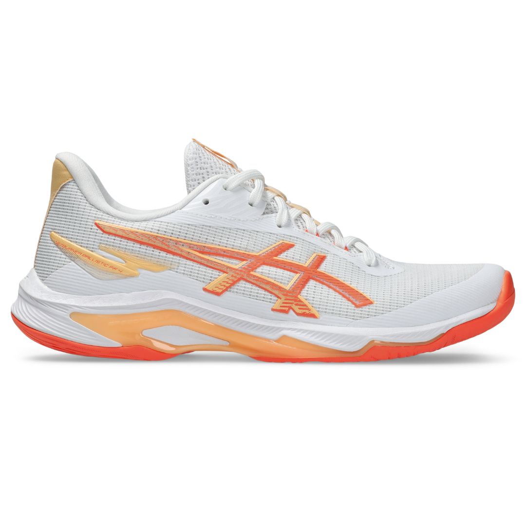 Asics Netburner Ballistic Ff Women White Vivid Coral