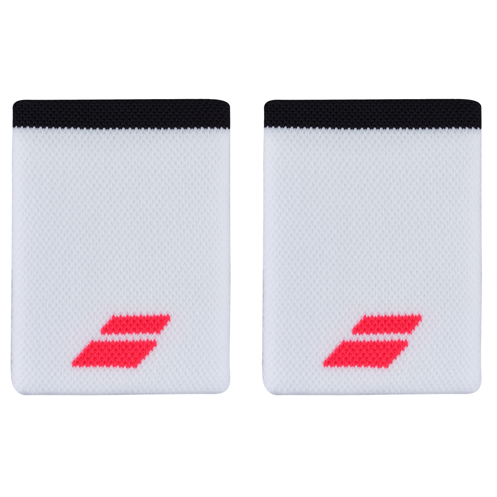 Babolat Logo Jumbo Wristband White Strike Red