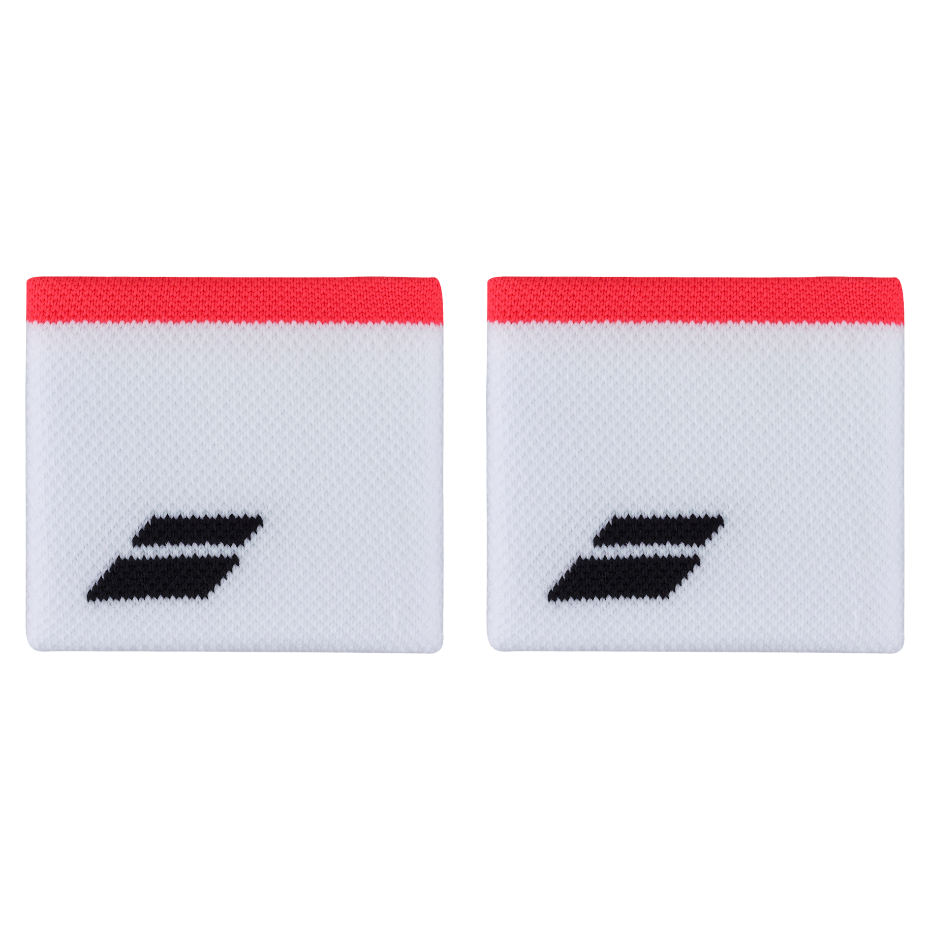 Babolat Logo Wristband White Strike Red