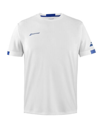 Babolat Play Crew Neck Tee Boy  White White   -10