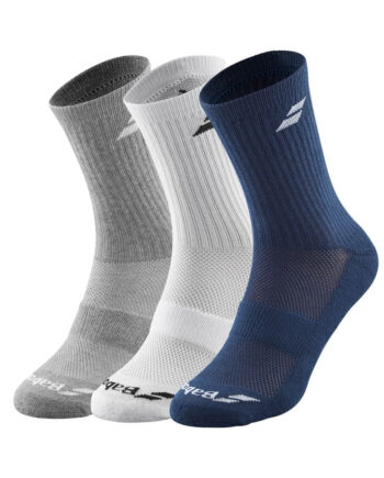 Babolat Strømper  -pak  White Estate Blue Grey  39-42