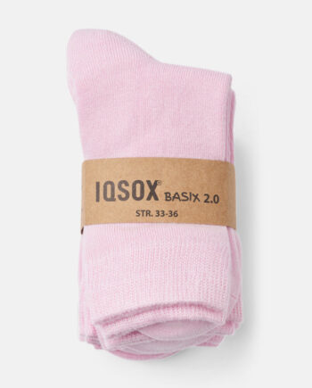 Bambus Børnesokker Pink    Par  Pink Str  29-32