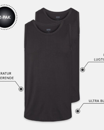 Iq Sox Bambus Undertrøje Sort   -pack  Medium
