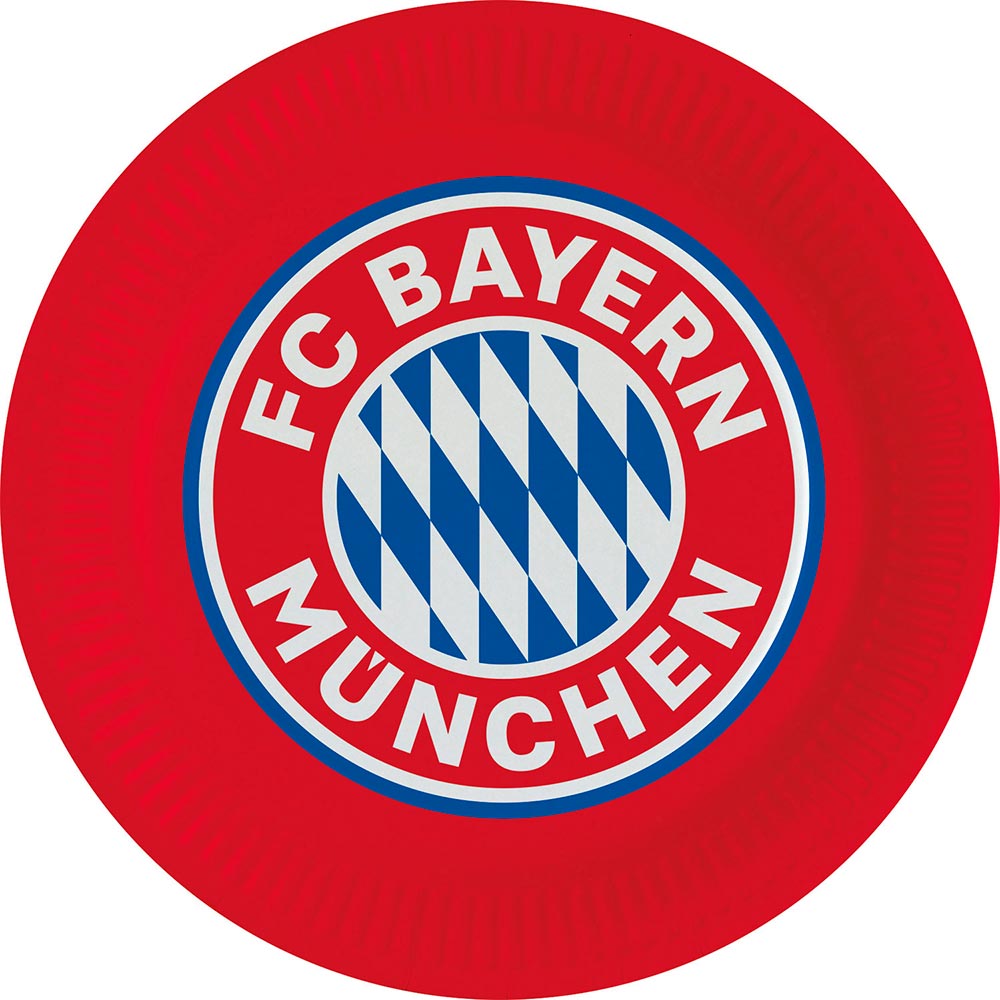 Bayern München Paptallerkner Stk 23cm