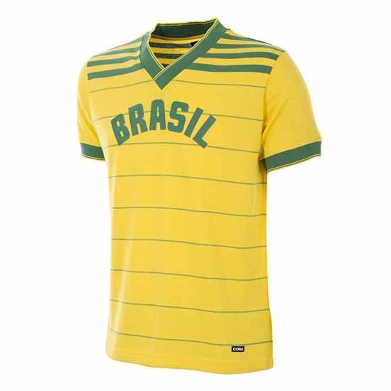 Brazil 1984 Retro Football Shirt In Stock -