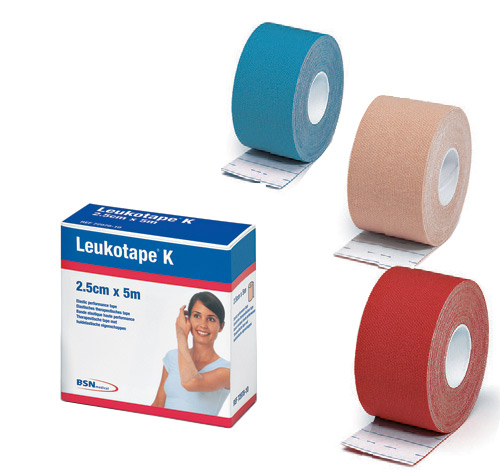 Bsn Kinesiologi Tape    5cm   5m  Rød