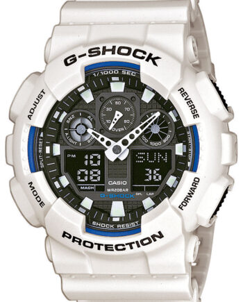 Casio Ga-100b-7aer Herreur  -shock Hvidt Ur
