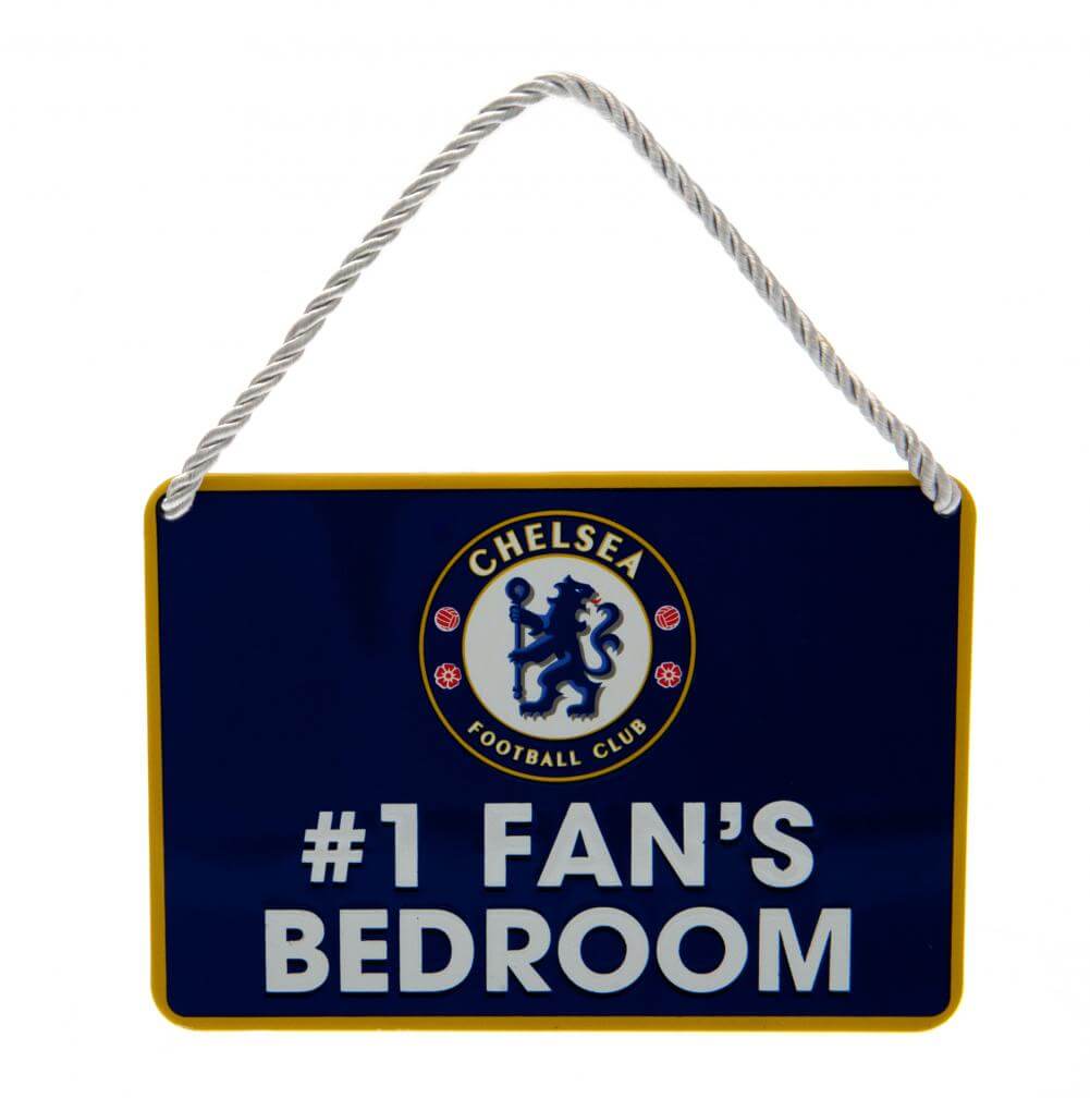 Chelsea Fc Fan Bedroom Skilt