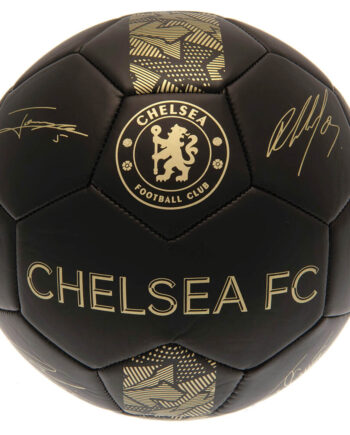 Chelsea Fc Foldbold Sort Guld Størrelse