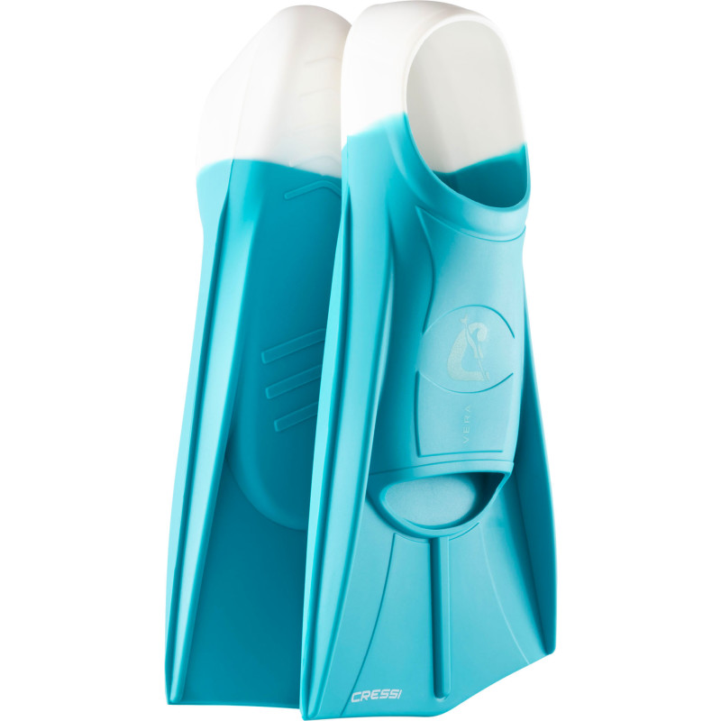 Cressi Vera Finner Aquamarine Hvid