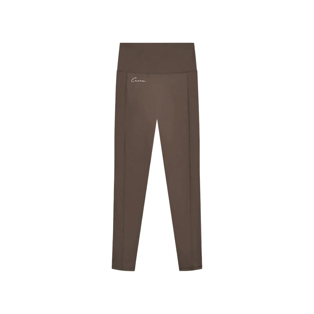 Cuera Active Logo Tights Long Dark Brown Xs