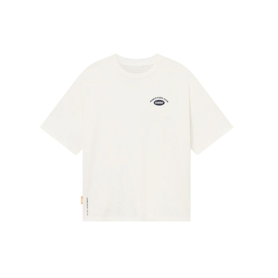 Cuera Offcourt Legacy Short Sleeve Tee Off White Navy