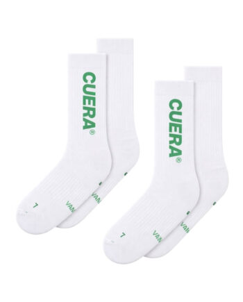 Cuera Padel Strømper   -pak  White Green  36-40