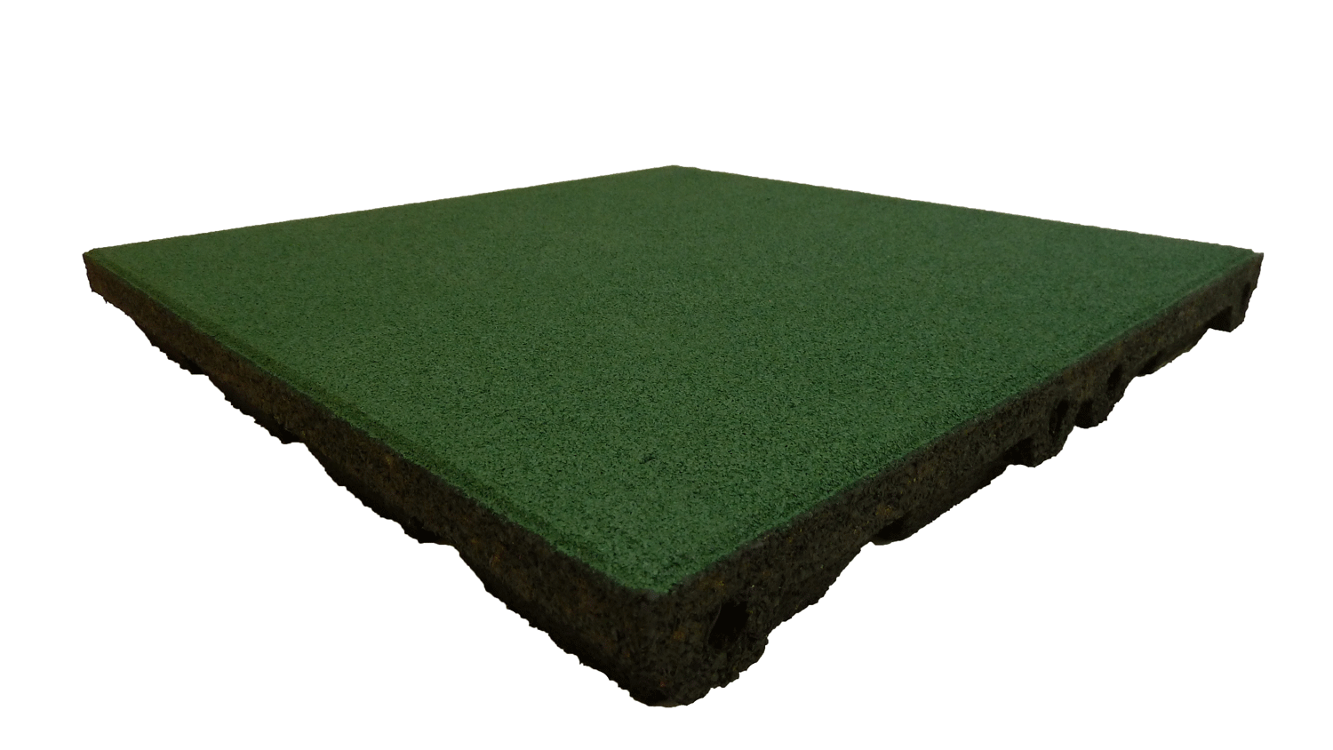 Ergofloor Ergoplay Impact Gummifliser   Faldunderlag 500x500x60 Mm Grøn