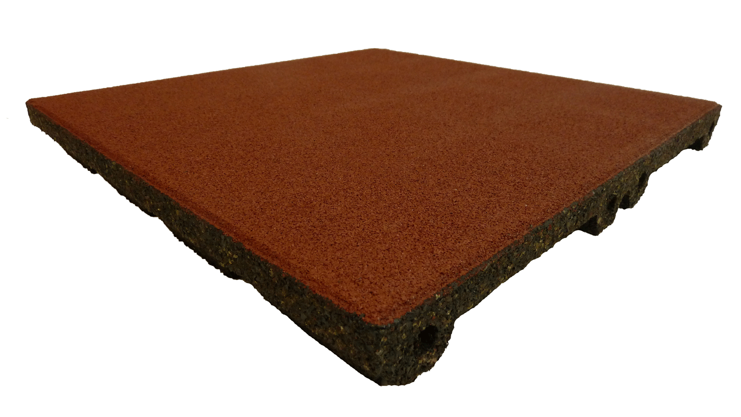 Ergofloor Ergoplay Impact Gummifliser   Faldunderlag 500x500x60 Mm Rød