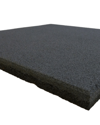 Ergofloor Ergotile Quad Gummifliser 500x500x25 Mm Grå  C1