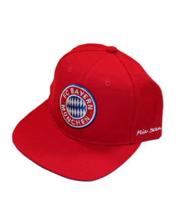 Fc Bayern Kasket Flat Cap Rød One-size