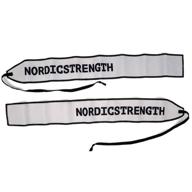 Håndledsstøtte Nylon Fra Nordic Strength Hvid