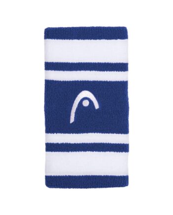 Head Wristband Striped   Quot   Royal White