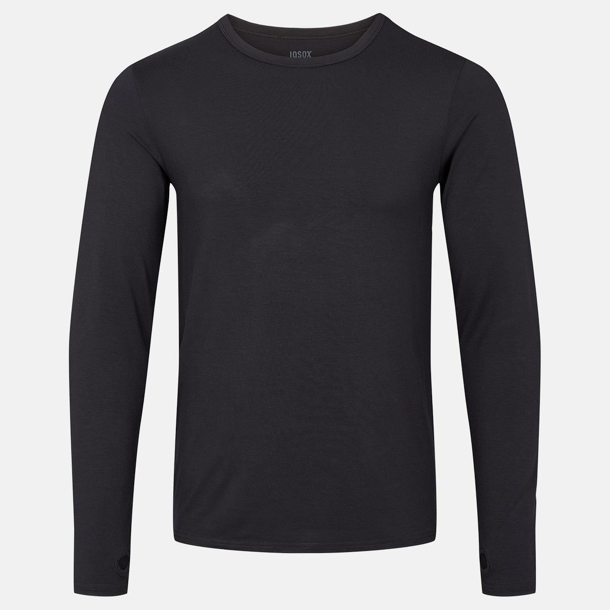 Langærmet Bambus -shirt Underlayer Sort Medium