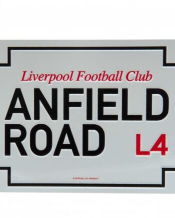 Liverpool Fc Anfield Road Skilt
