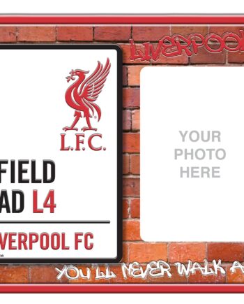 Liverpool Fc Embosset Metal No   Fan Fotoramme  Officielt Produkt