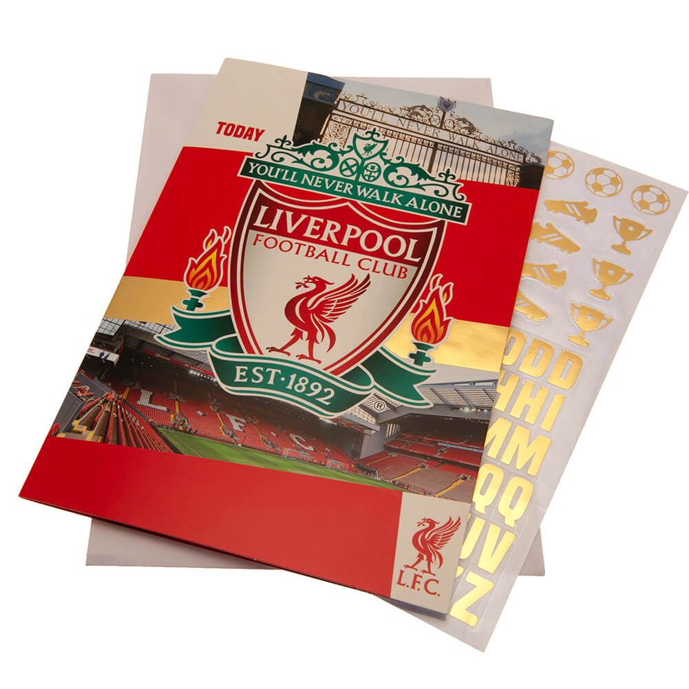 Liverpool Fc Fødselsdagskort Klistermærker