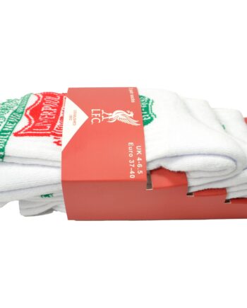 Liverpool Fc Liverpool Fc Sports Sokker   -pak  Hvid Rød  Uk 811   Eu 4246  Voksen