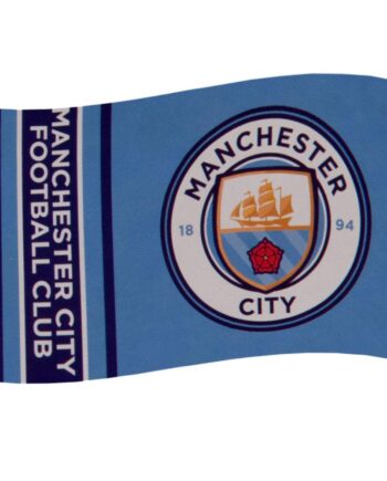 Manchester City Fc Flag 152cm   91cm