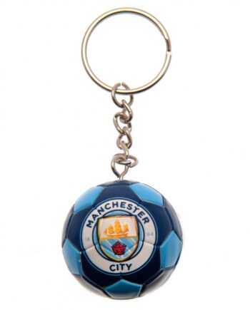 Manchester City Fc Fodbold Nøglering