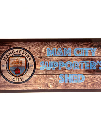 Manchester City Metal Skilt