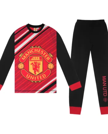 Manchester United Fc Børne Pyjamas  Lang Model  -  år